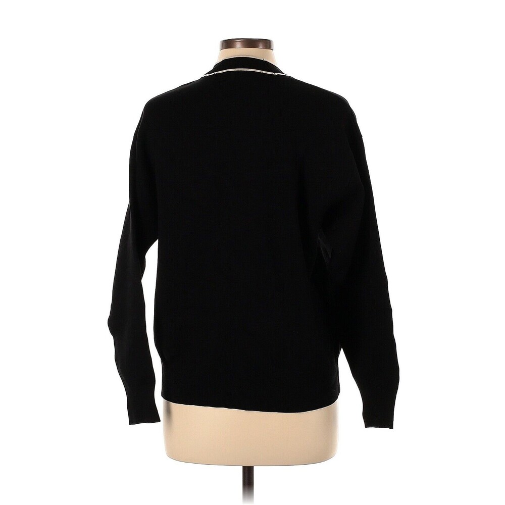 SANDRO Black Maximilien Cardigan - 3 (Large) - Picture 2 of 2